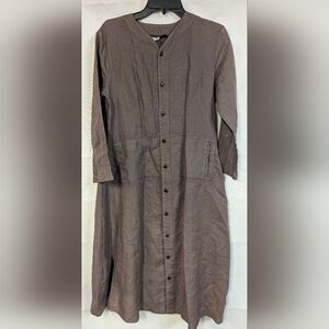 Shack Incorporated Vintage Brown Button Front Coat